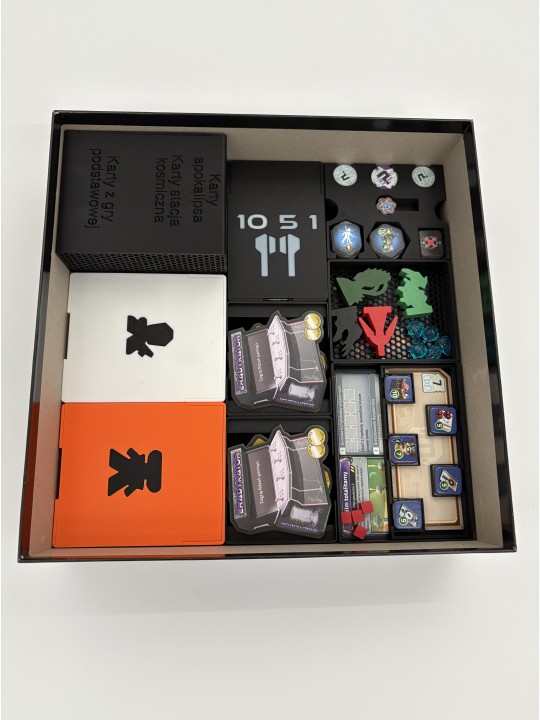 Insert do gry Brzdęk w Kosmosie ! Raban w próżni z wszystkimi dodatkami