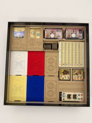 Insert Great Western Trail: Argentyna – organizer do gry planszowej, druk 3D