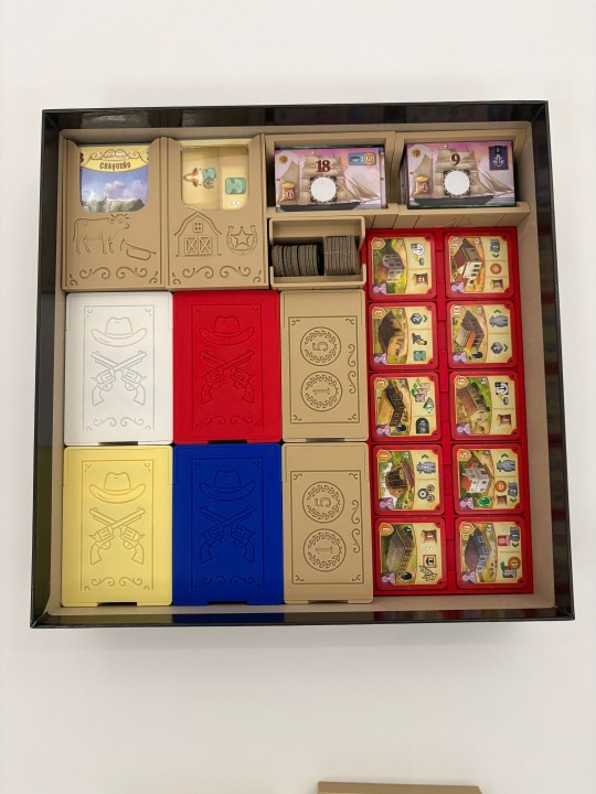 Insert Great Western Trail: Argentyna – organizer do gry planszowej, druk 3D