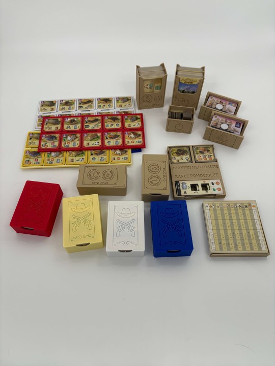 Insert Great Western Trail: Argentyna – organizer do gry planszowej, druk 3D