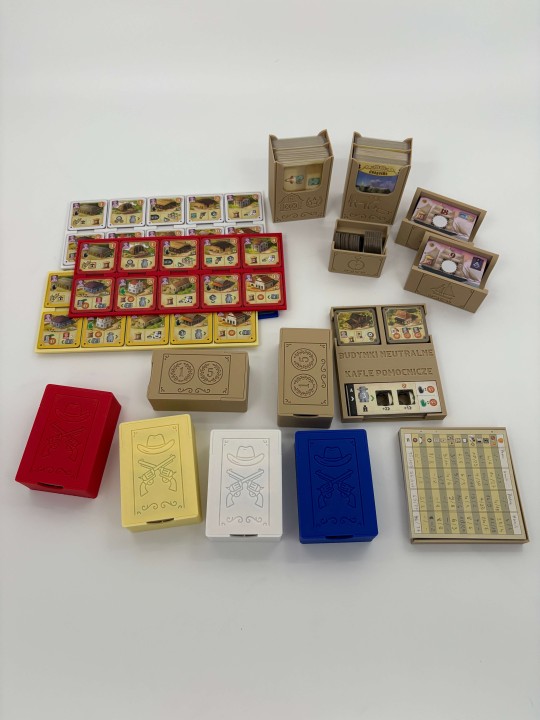 Insert Great Western Trail: Argentyna – organizer do gry planszowej, druk 3D