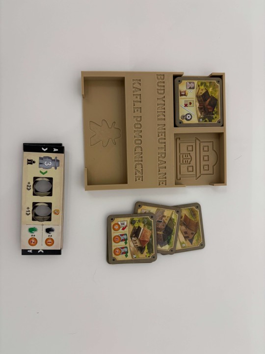 Insert Great Western Trail: Argentyna – organizer do gry planszowej, druk 3D