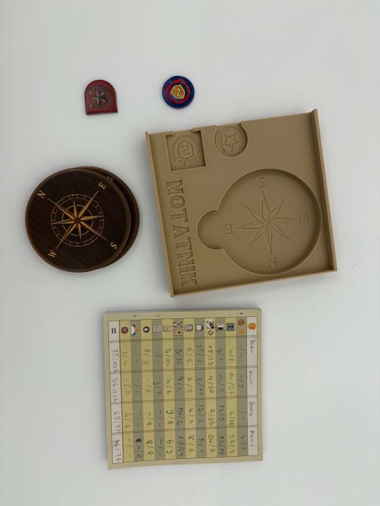 Insert Great Western Trail: Argentyna – organizer do gry planszowej, druk 3D