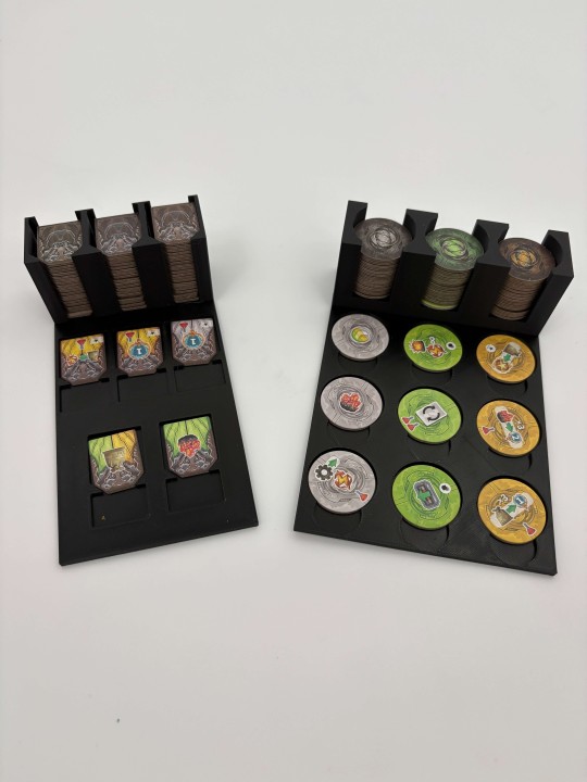 Insert do gry planszowej Revive + dodatek Call of the Abyss – organizer druk 3D