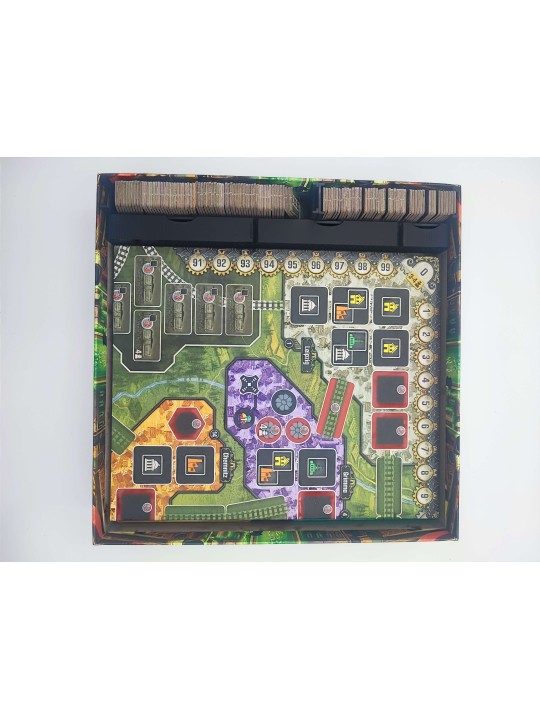 Insert do gry planszowej NUCLEUM w raz z dodatkami AUSTRALIA, RADA POSTĘPU, PATRONI