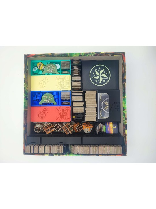 Insert do gry planszowej NUCLEUM w raz z dodatkami AUSTRALIA, RADA POSTĘPU, PATRONI