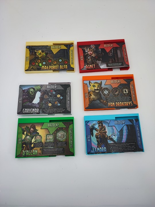 Insert pasuje do gry Brzdęk! Katakumby z dodatkami