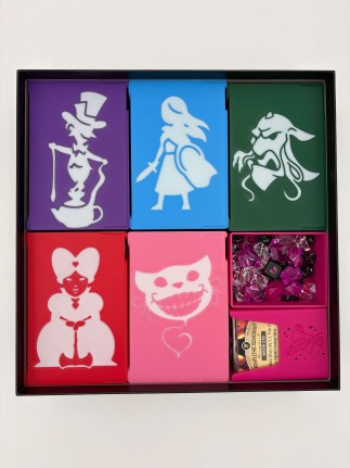 Insert do gry planszowej Wojna w krainie czarów plus dodatek Odłamki Szaleństwa