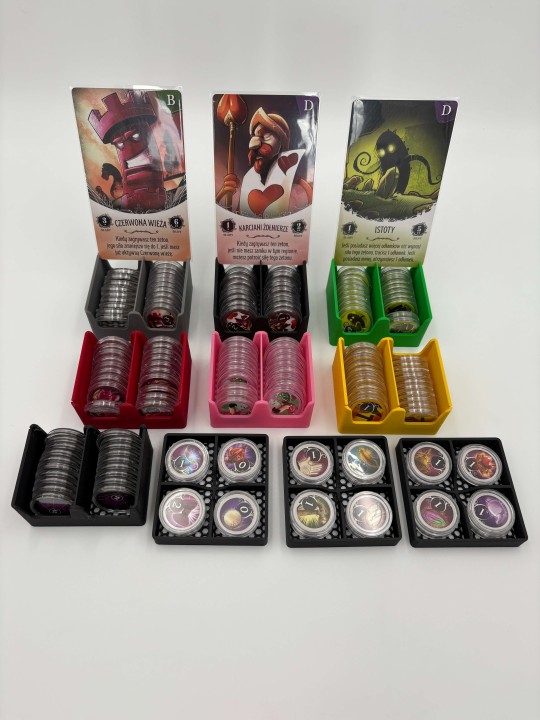 Insert do gry planszowej Wojna w krainie czarów plus dodatek Odłamki Szaleństwa