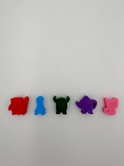 Customowe Meeple do gry Wojna w krainie czarów