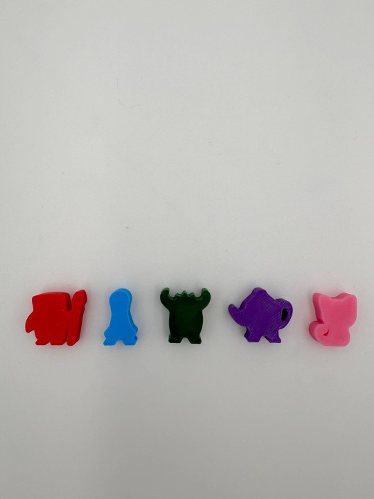 Customowe Meeple do gry Wojna w krainie czarów