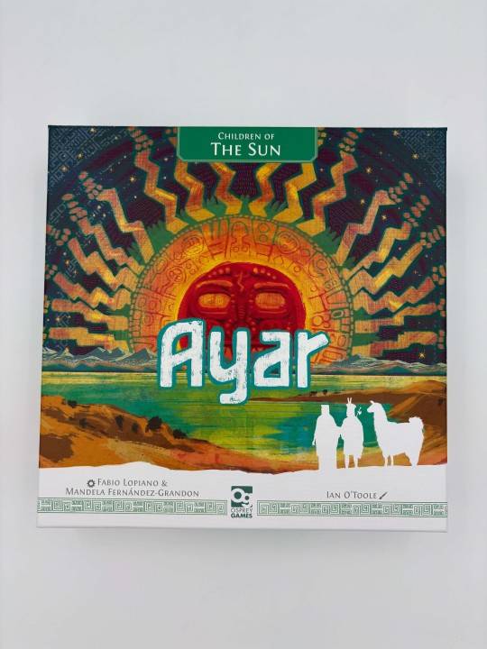 Insert do gry planszowej Ayar: Children of the Sun – organizer druk 3D
