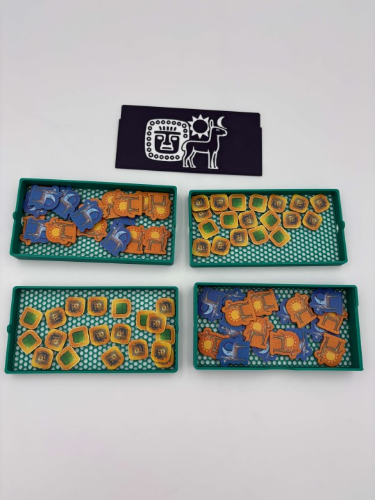 Insert do gry planszowej Ayar: Children of the Sun – organizer druk 3D