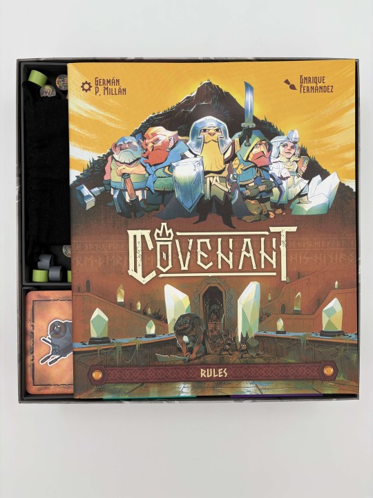 Insert do gry planszowej Covenant – organizer druk 3D