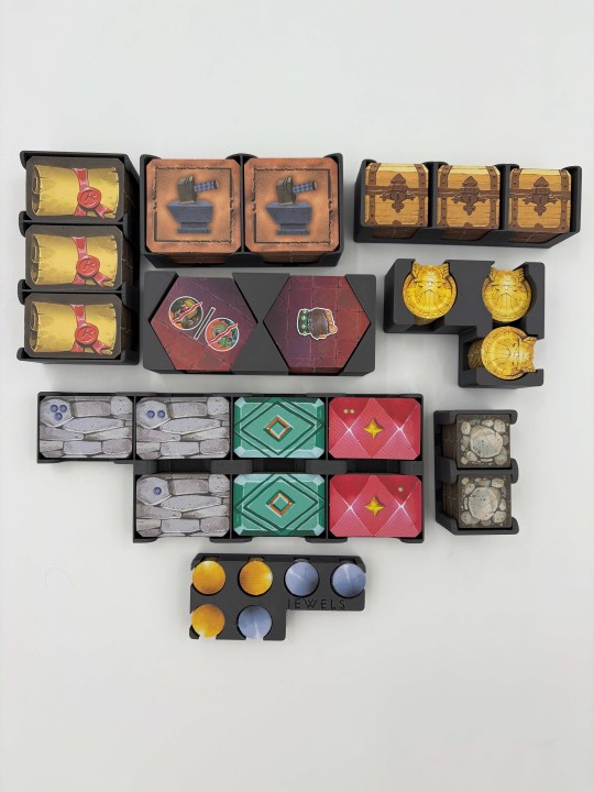 Insert do gry planszowej Covenant – organizer druk 3D