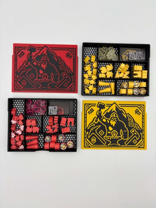 Insert do gry planszowej Covenant – organizer druk 3D