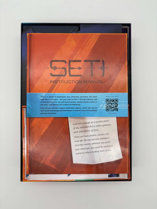 Insert do gry Seti search for extraterrestrial intelligence + dodatek Space Agencies