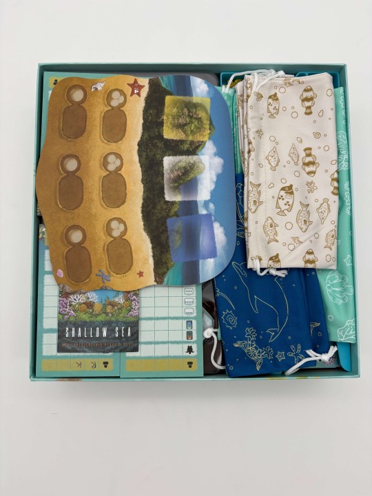 Insert do gry planszowej Shallow Sea z dodatkiem Sezon lęgowy oraz Rzadkie ryby, druk 3d