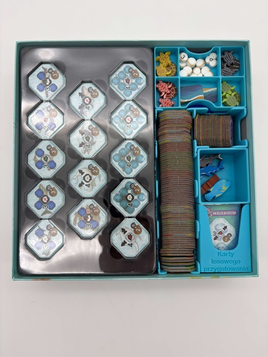 Insert do gry planszowej Shallow Sea z dodatkiem Sezon lęgowy oraz Rzadkie ryby, druk 3d