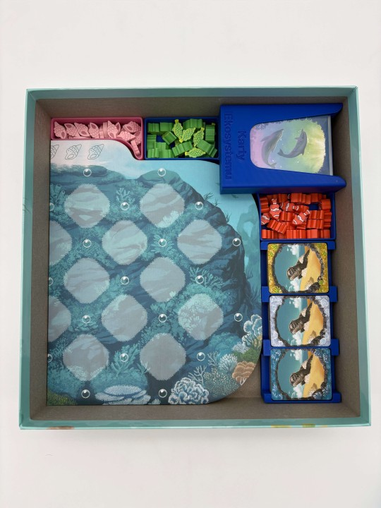 Insert do gry planszowej Shallow Sea z dodatkiem Sezon lęgowy oraz Rzadkie ryby, druk 3d