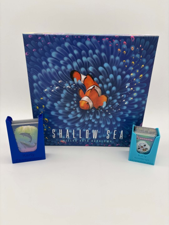 Insert do gry planszowej Shallow Sea z dodatkiem Sezon lęgowy oraz Rzadkie ryby, druk 3d