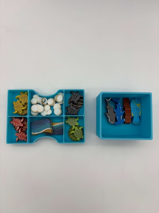 Insert do gry planszowej Shallow Sea z dodatkiem Sezon lęgowy oraz Rzadkie ryby, druk 3d