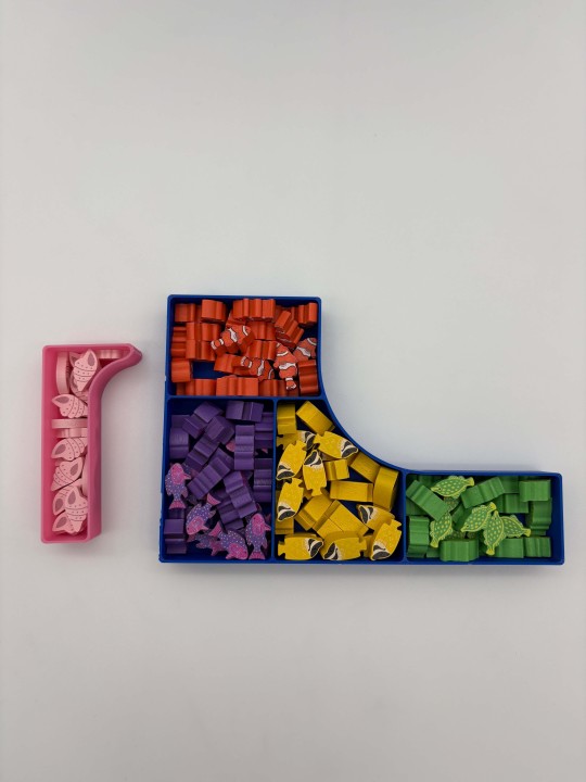 Insert do gry planszowej Shallow Sea z dodatkiem Sezon lęgowy oraz Rzadkie ryby, druk 3d