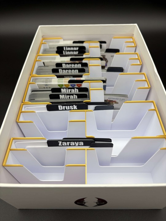 Insert do gry planszowej Primal: Przebudzenie – organizer druk 3D