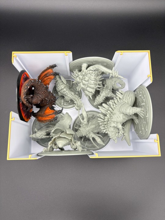 Insert do gry planszowej Primal: Przebudzenie – organizer druk 3D