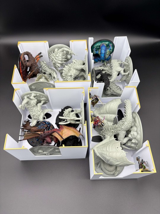 Insert do gry planszowej Primal: Przebudzenie – organizer druk 3D
