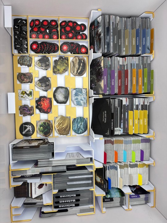 Insert do gry planszowej Primal: Przebudzenie – organizer druk 3D